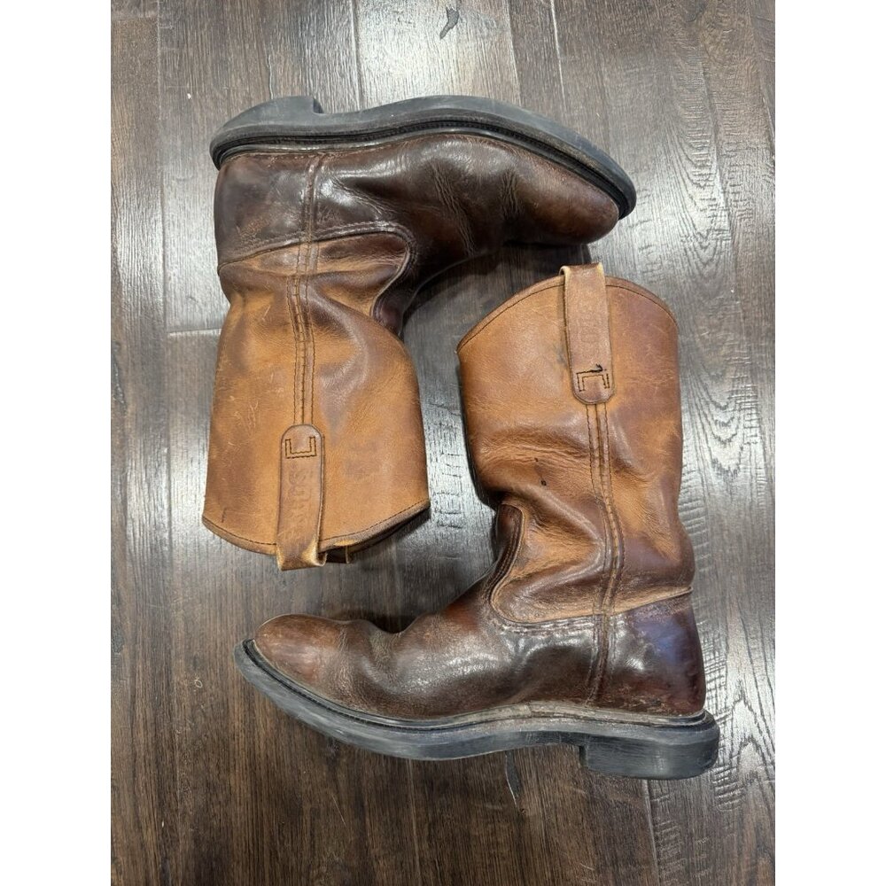 Red Wing Boot Men 7D Supersole Pecos Soft Toe Pull On Leather Made In USA 1105